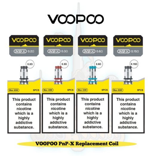 voopoo pnp x coils VOOPOO PNP X Replacement Coil 5pcs