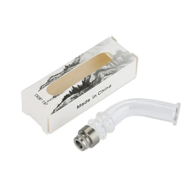 drip tip Extra Long Angled Acrylic Drip Tip 510