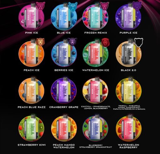 Flavour Card_page-0001 DR.VAPES OXBAR PANTHER X 50K Puffs